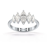 0.98 CT Marquise Lab Diamond Ring